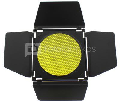 Linkstar Barndoors LFA-BD + 4 Color Filters + Honeycomb Grid