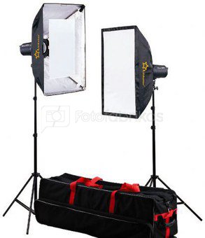 Linkstar Studio Flash Kit DLK-2350D Digital with Bag