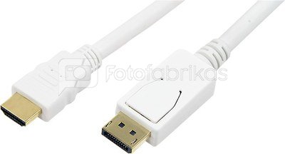 Logilink Cable DisplayPort to HDMI CV0055 2 m