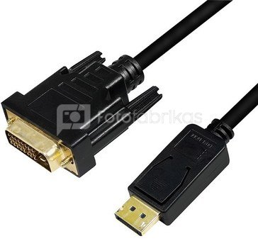 LogiLink DisplayPort to DVI cable , black, 3m