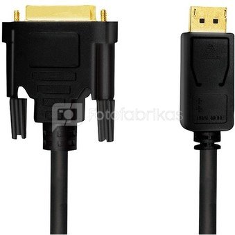 LogiLink DisplayPort to DVI cable , black, 5m