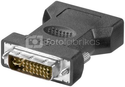 Logilink DVI-I male Dual-Link (24+5 pin) > VGA female HD (15-pin) VGA, DVI -I