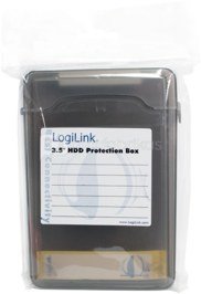 LOGILINK UA0133B , 3,5" HDD protection box for 1 HDD, black Logilink LogiLink UA0133B Protection Box for 3.5 Inch Hard Disk Drive Black