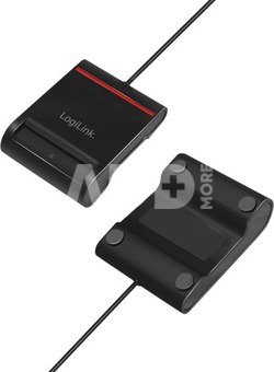 Logilink USB 2.0 card reader, for smart ID CR0047 Black