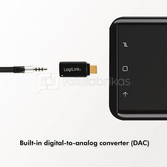 LogiLink USB-C to 3.5mm audio adapter