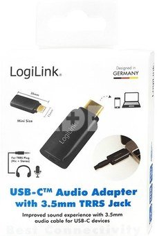 LogiLink USB-C to 3.5mm audio adapter