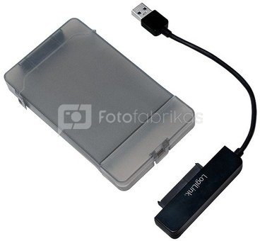 LogiLink USB3.0 to 2.5' SATA adapter with case