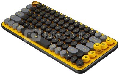 Logitech Keyboard Pop Keys Black & Yellow 920-010735