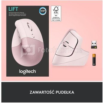 Logitech Mouse Lift Rose 910-006478