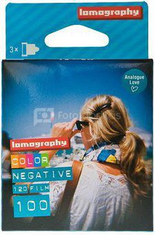 LOMOGRAPHY COLOR NEGATIVE 100/120 FILM 3-PACK