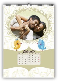 Meilės kalendorius A4 (12lapų)