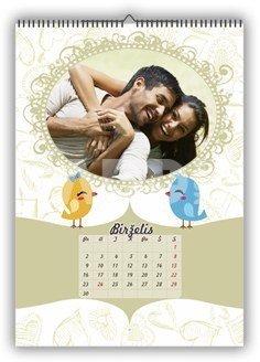 Meilės kalendorius A4 (12lapų)