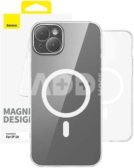 Magnetic Phone Case for iP 14 Baseus OS-Lucent Series (Clear)