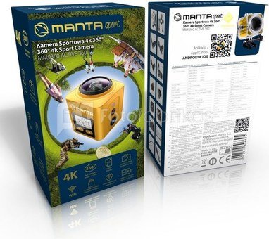 Manta MM9360 360-Degree 4K Sport Camera