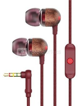 Marley Earbuds Smile Jamaica Built-in microphone, Wired, In-Ear, Red
