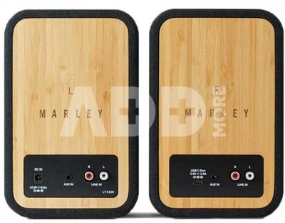 Marley Get Together Duo Speaker  EM-JA019-SB 15 W, Bluetooth, Portable, Wireless connection, Black
