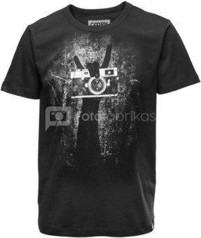 Marškinėliai Cooph Rock on M (juoda)