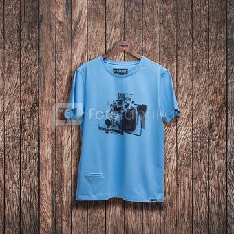 Marškinėliai FIDELAROID - Ethereal blue L
