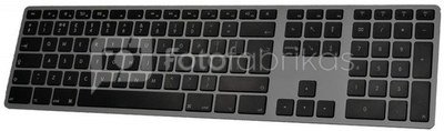 Matias Mac aluminum wireless keyboard illuminated Space Gray