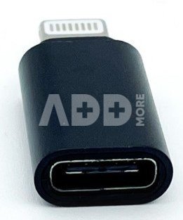 Maxlife adapter USB-C - Lightning, black