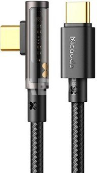 Mcdodo CA-3400 USB to USB-C Prism 90 degree cable, 100W, 1.2m (black)