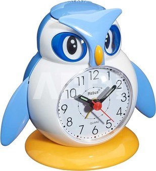 Mebus 26513 Kids Alarm Clock Owl colour assorted