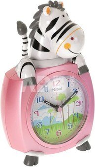 Mebus 26637 Kids Alarm Clock Zebra colour assorted
