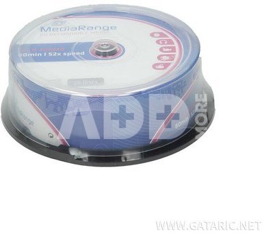 MediaRange CD-R 700MB 25pcs Spindel 52x MR201