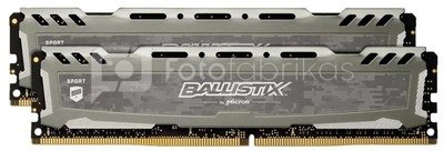 Ballistix Sport LT 16GB Kit DDR4 8GBx2 2400 DIMM 288pin grey SR