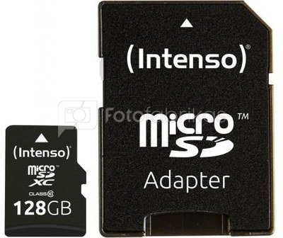 MEMORY MICRO SDXC 128GB C10/W/ADAPTER 3413491 INTENSO