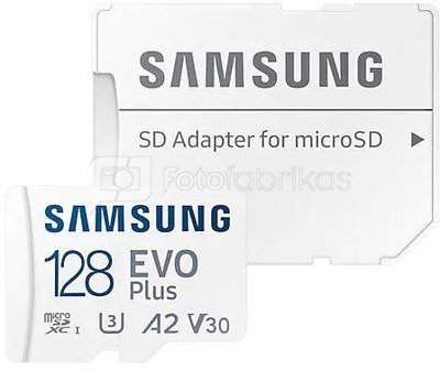 Samsung microSDXC EVO+ 128GB with Adapter MB-MC128KA/EU