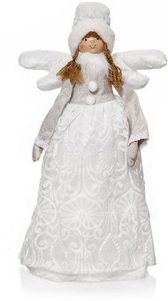 Mergaitė-angelas su kepure H 30 cm 11385 kld