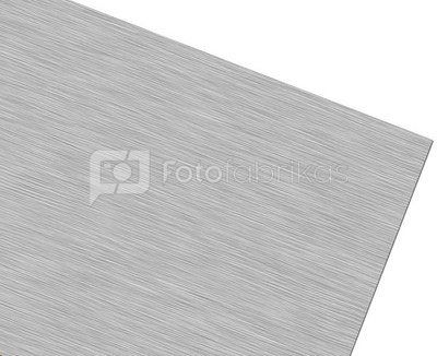 Metalinė plokštė PLATINUM, brushed silver 61x30,5 (Nr. 20) 0,5mm