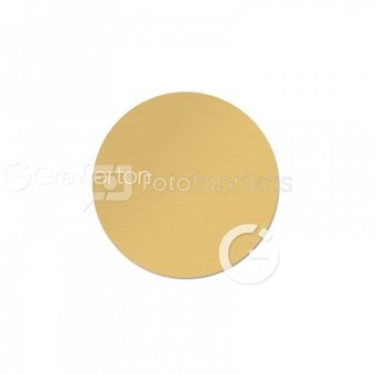 Metalinis diskas 38 mm. auksinis semi-matt (50 vnt)