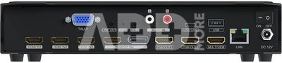 Micro 4-Channel HDMI & DP Video Switcher with Streaming & Recording