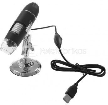 Mikroskopas USB with LED Digital Camera Microscope 1600x