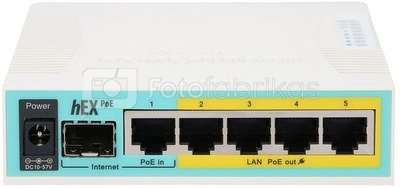 MikroTik RB960PGS Router 1000 Mbit/s, Ethernet LAN (RJ-45) ports 5, USB ports quantity 1