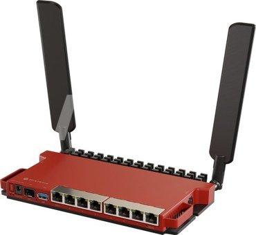MikroTik Router L009UiGS-2HaxD-IN 802.11ax, 10/100/1000 Mbit/s, Ethernet LAN (RJ-45) ports 8, Antenna type External, 1x USB 3.0 type A