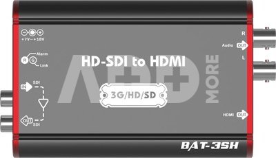 Mini Converter, 3G/HD/SD-SDI to HDMI with audio de-embed