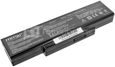 Mitsu Battery for Asus K72, K73, N73, X77 4400 mAh (48 Wh) 10.8 - 11.1 Volt