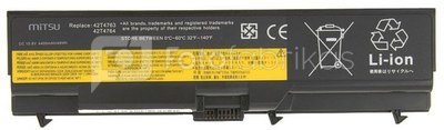 Mitsu Battery for Lenovo E40, E50, SL410, SL510 4400 mAh (48 Wh) 10.8 - 11.1 Volt