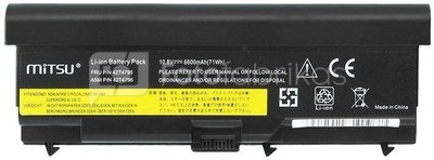 Mitsu Battery for Lenovo E40, E50, SL410, SL510 6600 mAh (71 Wh) 10.8 - 11.1 Volt