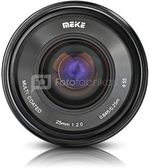 Meike MK 25mm F2.0 Canon M vatting