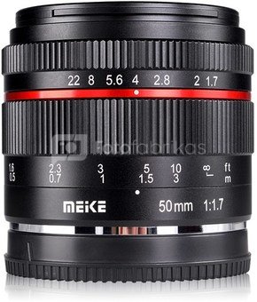 Meike MK 50mm F1.7 Canon M vatting