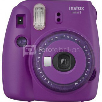 Momentinis fotoaparatas FUJIFILM Instax mini 9 (Violetinis) + 10 vnt. Fotoplokštelių