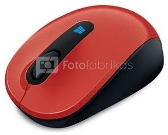 Microsoft 43U-00026 Sculpt Mobile Mouse, Flame red