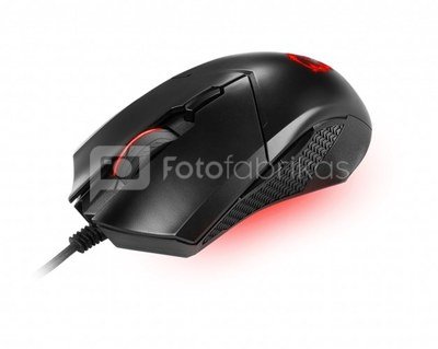 MSI Optical, RGB LED light, Black, Gaming Mouse