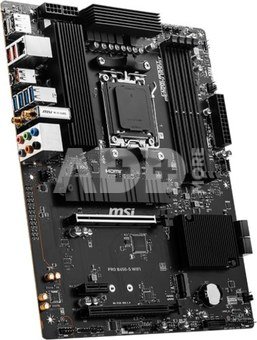 MSI PRO B650-S WIFI Processor family AMD Processor socket AM5 DDR5 Supported hard disk drive interfaces SATA, M.2 Number of SATA connectors 4