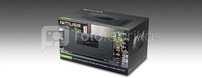 Muse Bluetooth Micro System M-692 BTC 2 x 30 W, Wireless connection, Black, FM radio, CD and USB port, NFC, Bluetooth