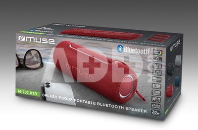 Muse M-780 BTR Bluetooth speaker, Red